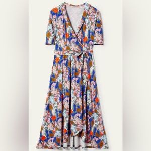 Boden Lavinia Jersey Wrap Dress Size 10P NWT